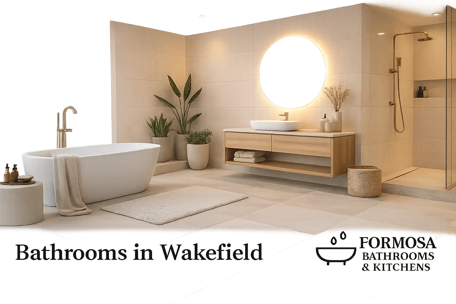 Stylish Bathrooms in Wakefield featuring affordable vanity upgrades