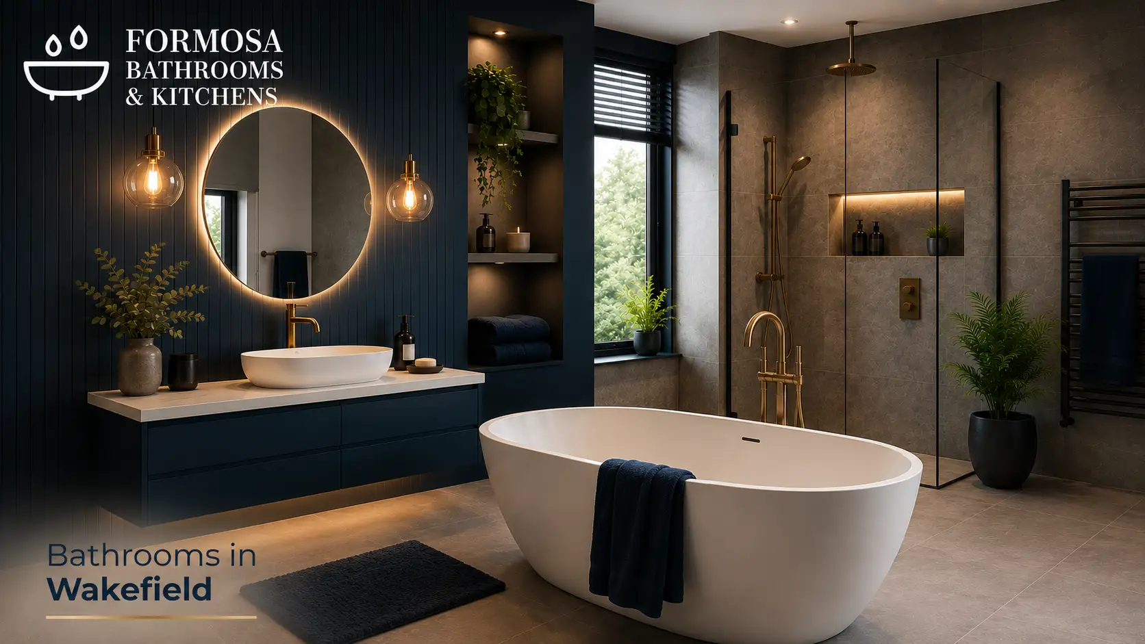 Custom Bathrooms in Wakefield with modern designs and premium bathroom solutions