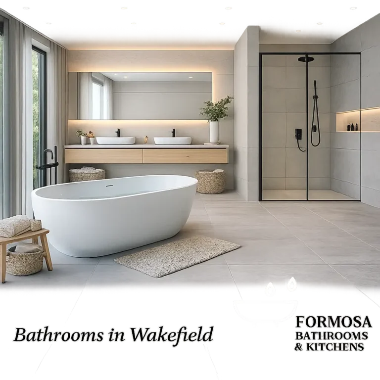 Custom-designed Bathrooms in Wakefield completed by Formosa Bathrooms and Kitchens
