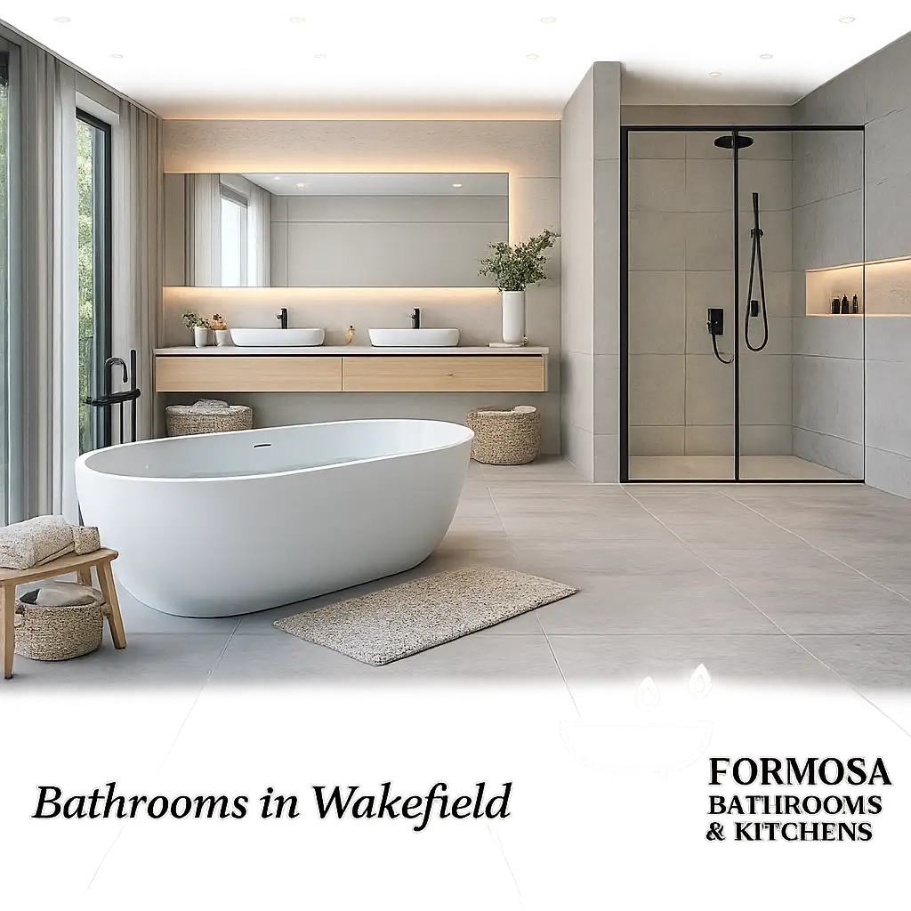 Custom-designed Bathrooms in Wakefield completed by Formosa Bathrooms and Kitchens