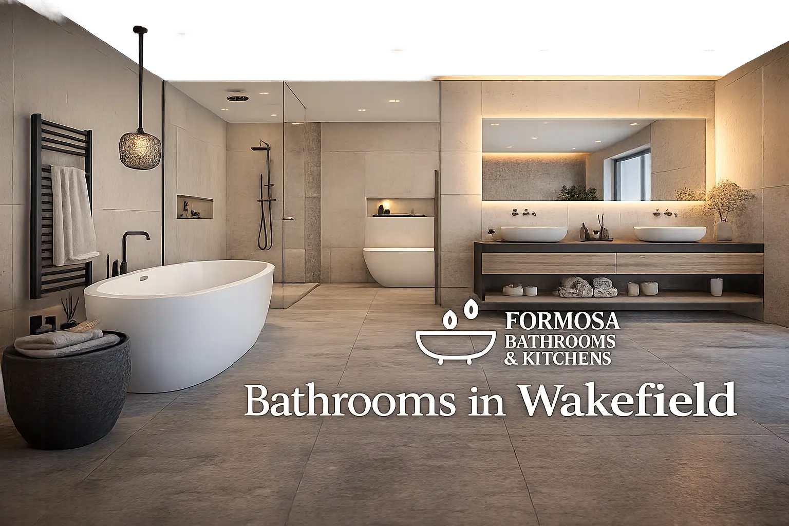 Contemporary Bathrooms in Wakefield with premium fixtures and elegant interiors
